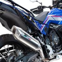Escape compatível com Yamaha Tenere 700 2024-2025, Furore-X Acciaio Inox, Escape legal, homologado, silenciador com db killer removível e tubo de ligação específico 